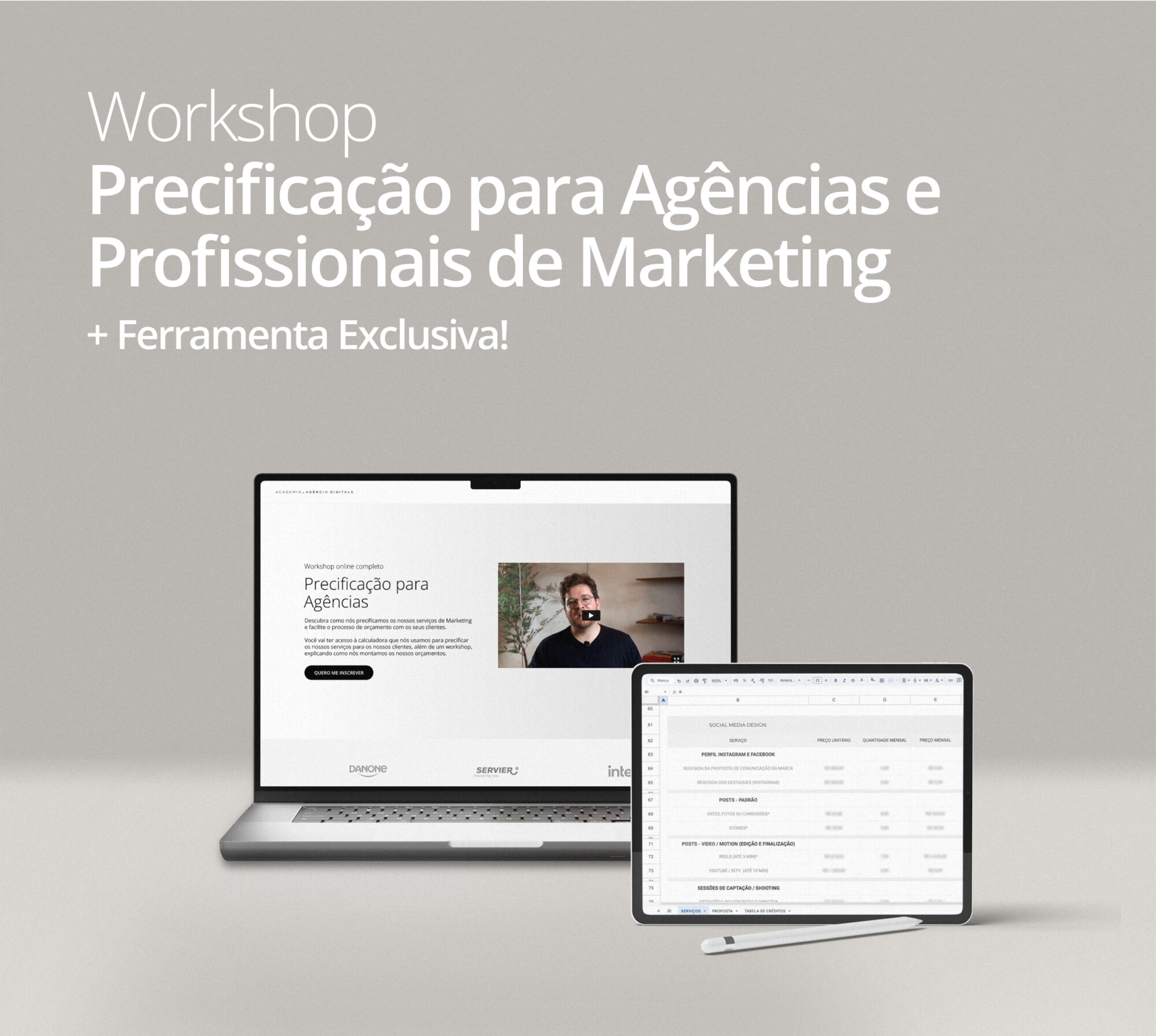 [Workshop] Precificação para Agências e Profissionais de Marketing (+ Ferramenta Exclusiva) – EM BREVE (Disponível em 10/05/2023)